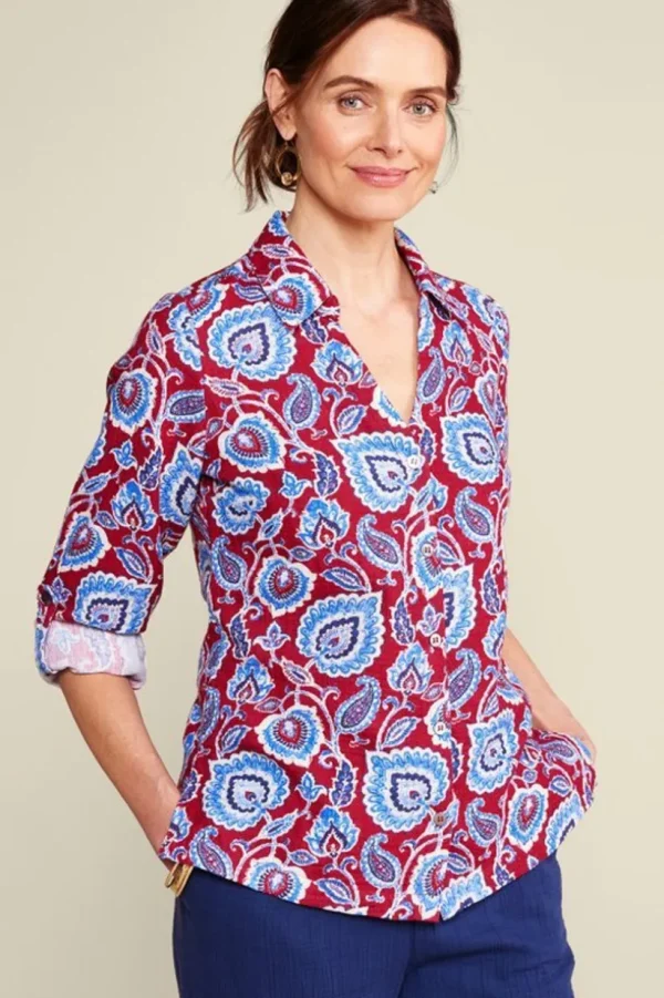 Addison Gauze Big Shirt<Soft Surroundings Fashion