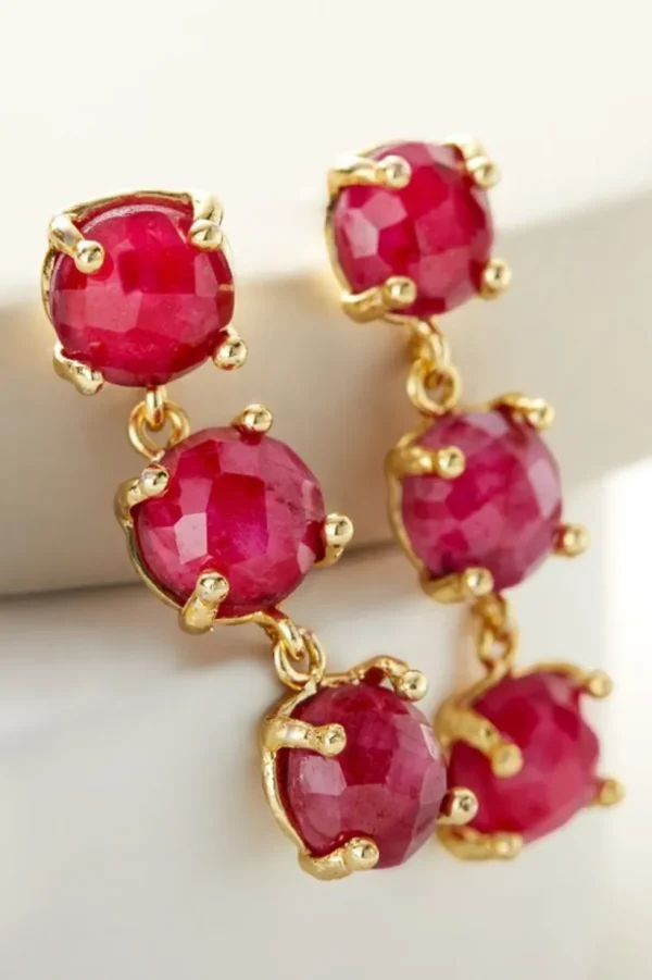 Alexandra Stone Earrings<Soft Surroundings Hot