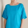 Andrea Linen Blend Pullover<Soft Surroundings Hot