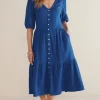 Arielle Gauze Midi Dress<Soft Surroundings New