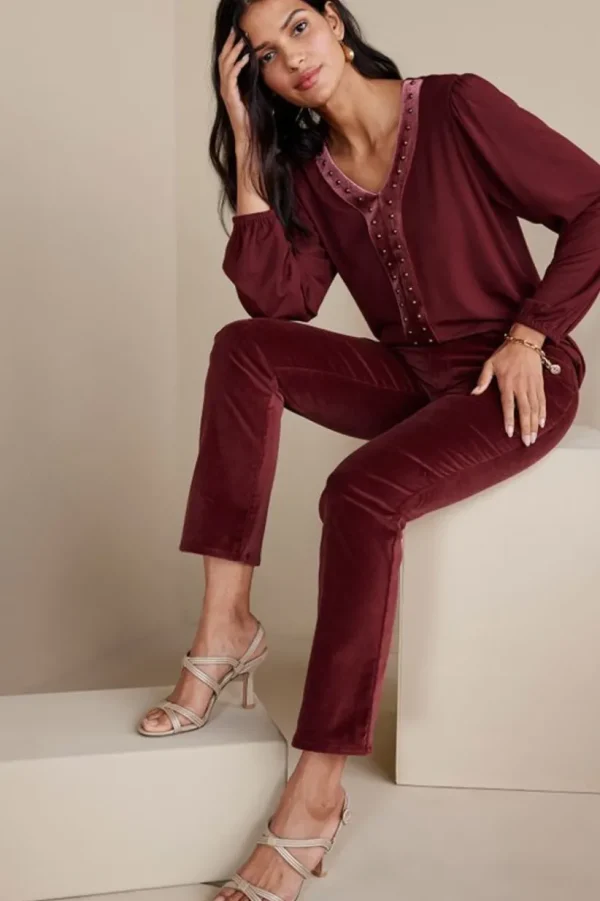 Blakely Velveteen Pants<Soft Surroundings Discount