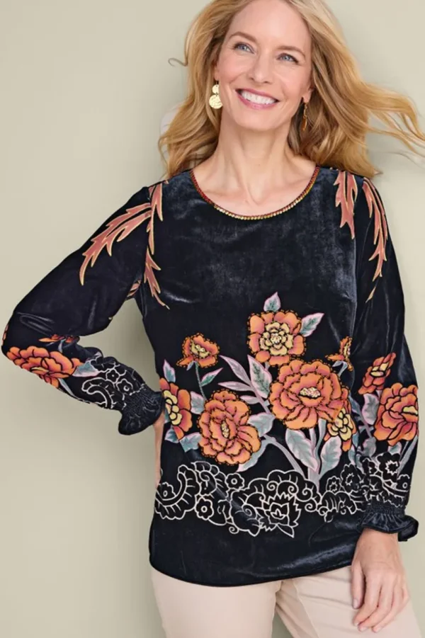 Brielle Velvet Top<Soft Surroundings Sale