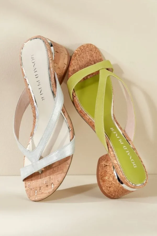 Donald Pliner Mida Cork Heel Slide<Soft Surroundings Sale