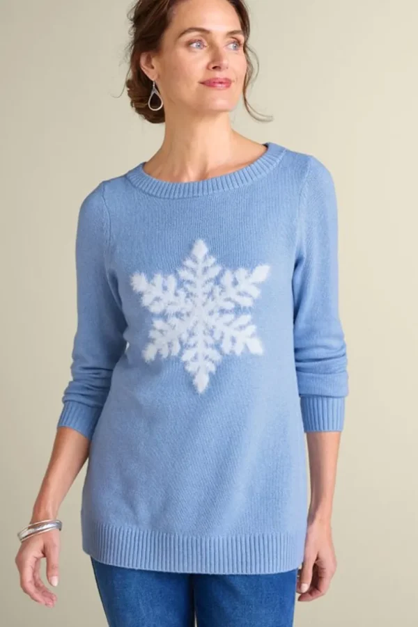 Draya Eyelash Sweater<Soft Surroundings New