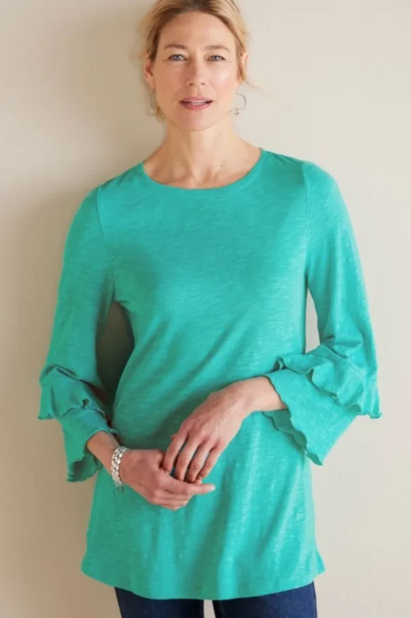 Erin Linen Blend Tunic<Soft Surroundings Sale