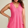 Felicity Peplum Sweater Tank<Soft Surroundings Hot