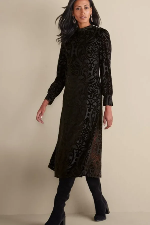 Hadley Velvet Dress<Soft Surroundings Best