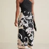 Isla Stretch Linen Midi Skirt<Soft Surroundings Outlet