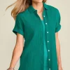 Je Veux Gauze Top<Soft Surroundings Clearance