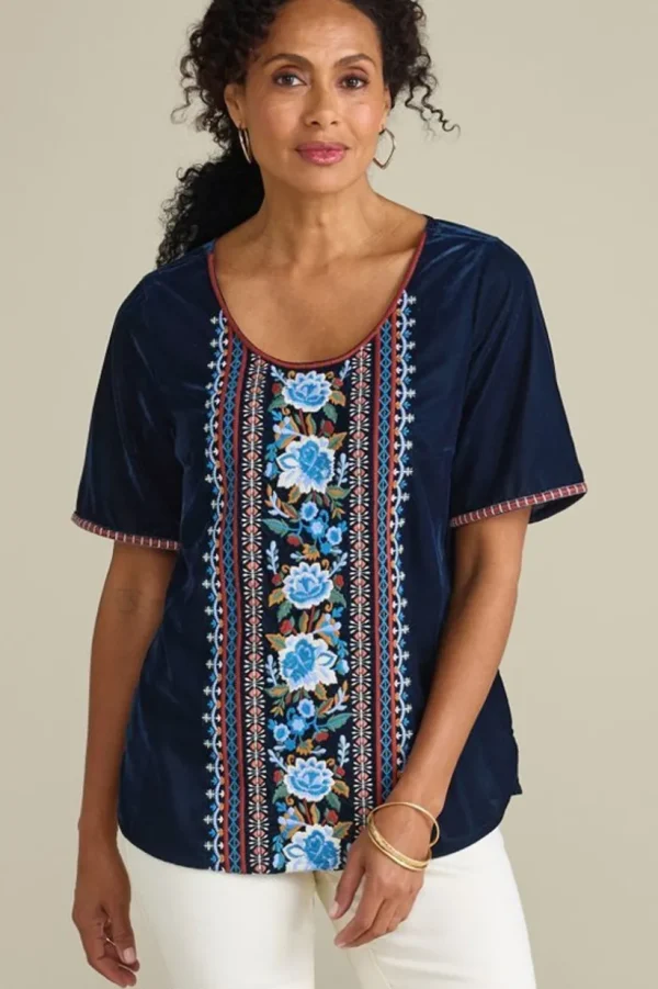 Lilian Velvet Top<Soft Surroundings Best