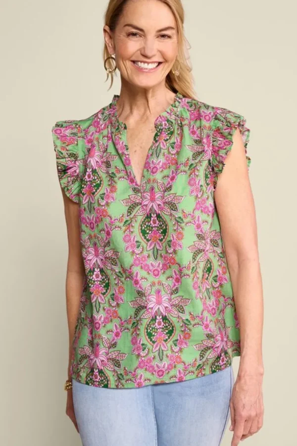 Paige Linen Blend Top<Soft Surroundings Best