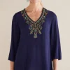 Paulina Gauze Pullover<Soft Surroundings Clearance