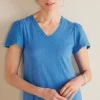 Philippa Gauze Sleeve Tee<Soft Surroundings New