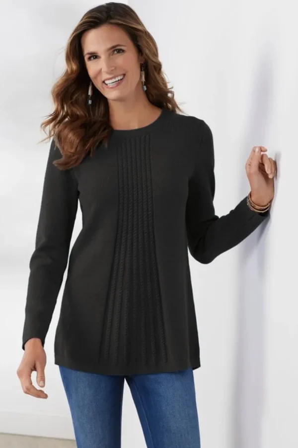 Priscilla Pullover Tunic Sweater<Soft Surroundings New