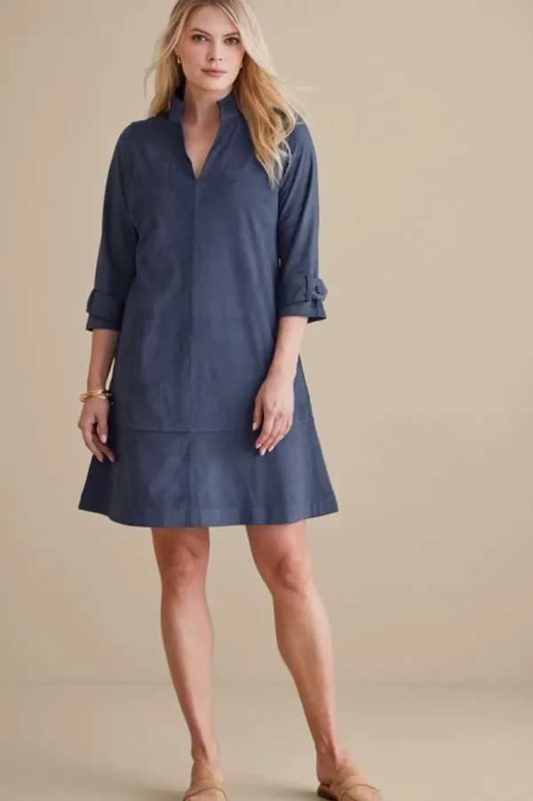 Rani Faux Suede Dress<Soft Surroundings New
