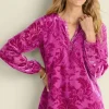 Reesha Velvet Top<Soft Surroundings New