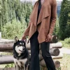 Shape Drape Faux Suede Jacket<Soft Surroundings Discount