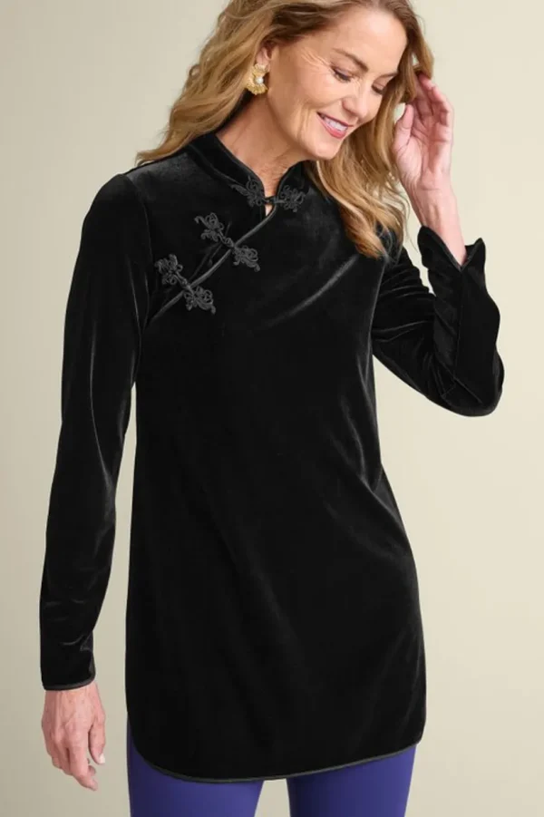 Tai Velvet Tunic<Soft Surroundings Fashion