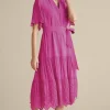 Verena Eyelet Midi Dress<Soft Surroundings Outlet