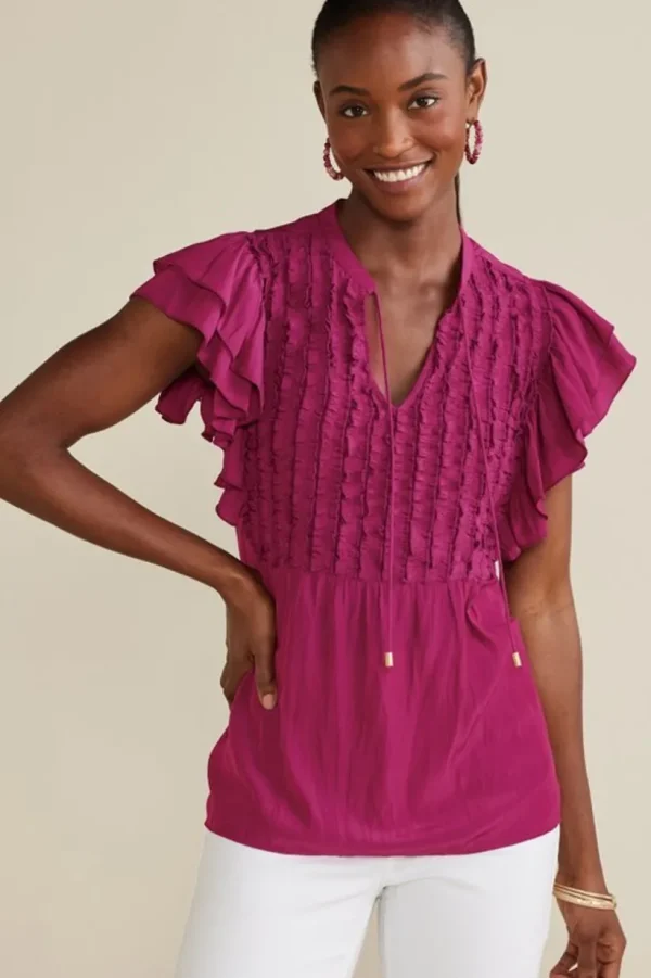 Victoria Ruffle Tunic<Soft Surroundings New
