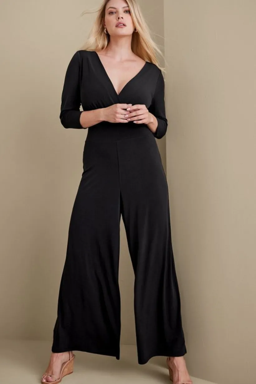 3/4 Sleeve Penelope Jumpsuit<Soft Surroundings New