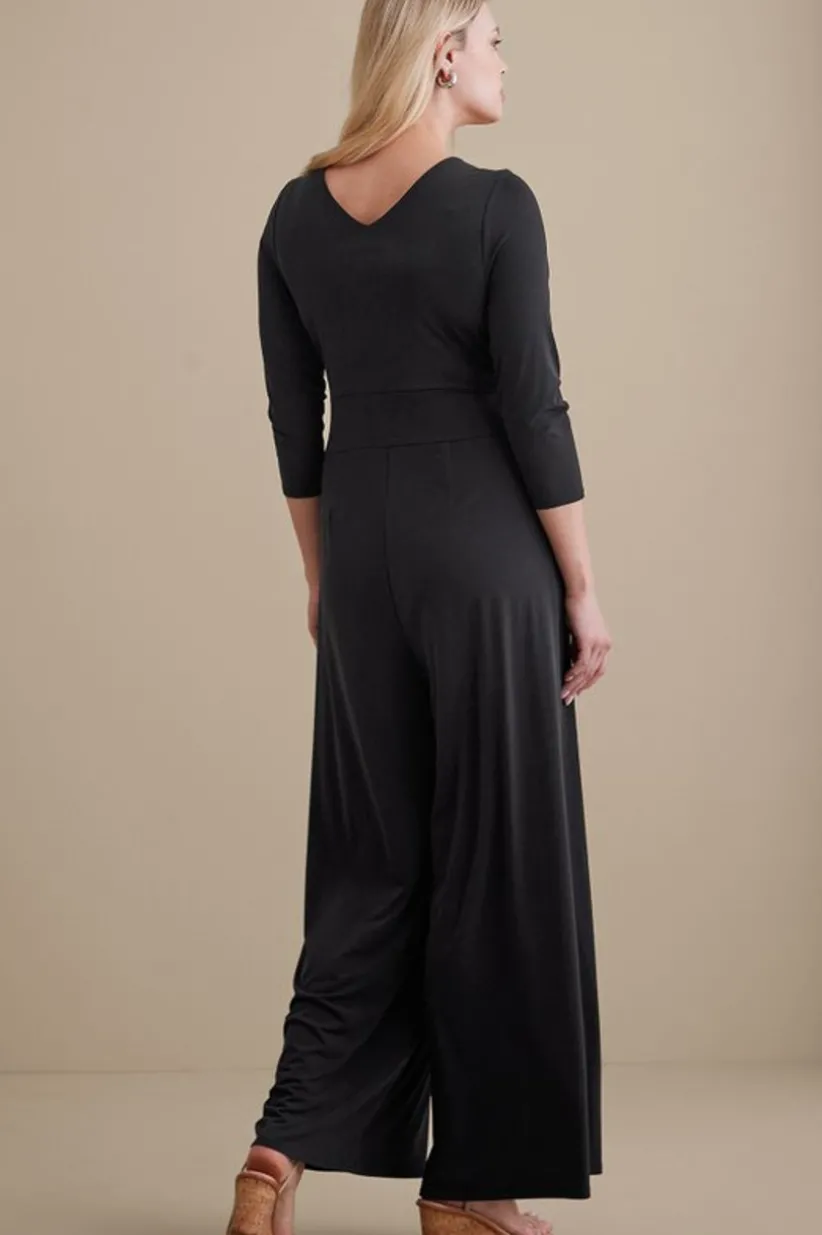 3/4 Sleeve Penelope Jumpsuit<Soft Surroundings New