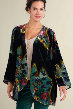 Aaliyah Floral Velvet Topper<Soft Surroundings Outlet