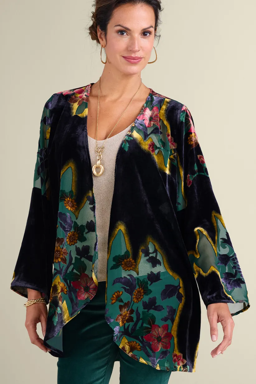 Aaliyah Floral Velvet Topper<Soft Surroundings Outlet