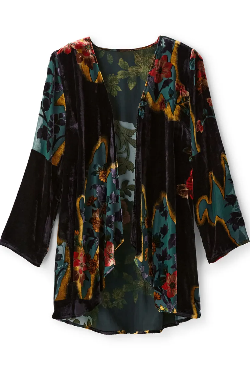 Aaliyah Floral Velvet Topper<Soft Surroundings Outlet