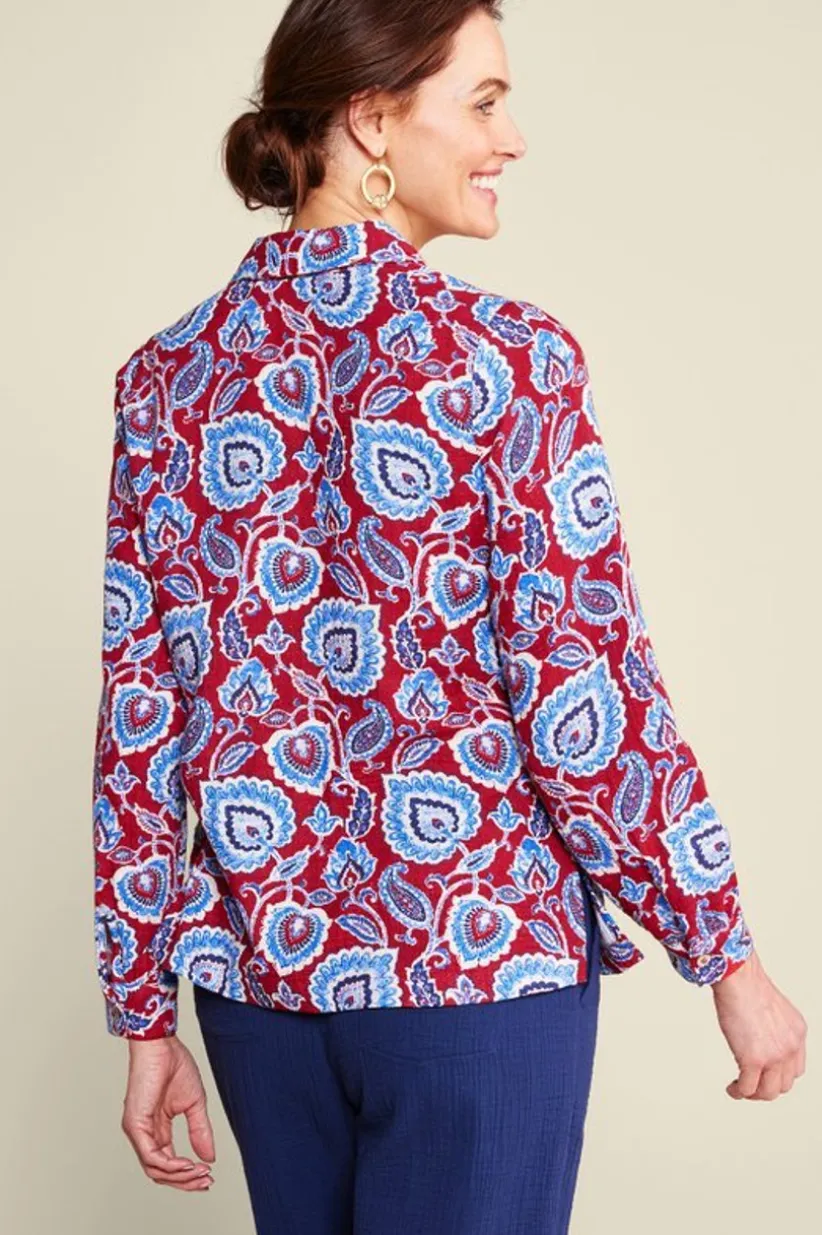 Addison Gauze Big Shirt<Soft Surroundings Fashion