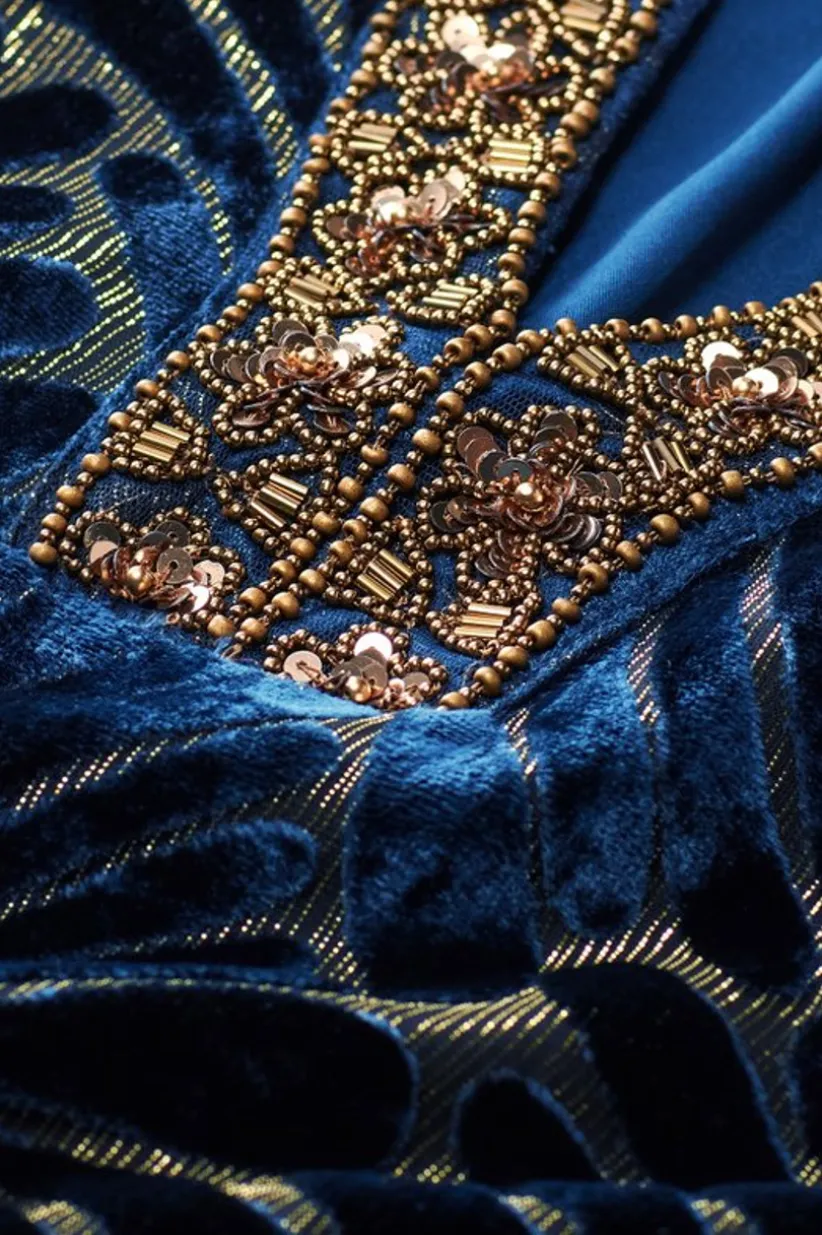 Adrienne Embroidered Velvet Tunic<Soft Surroundings Hot