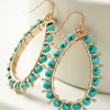 Alea Beaded Hoop Earrings<Soft Surroundings Sale