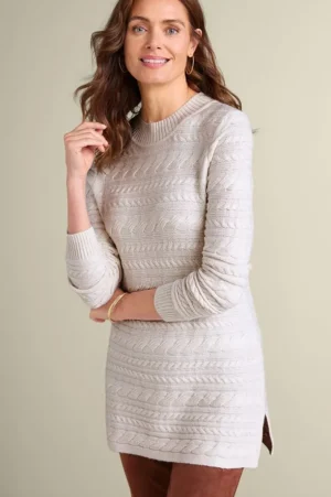 Alena Cable Sweater Tunic<Soft Surroundings Sale