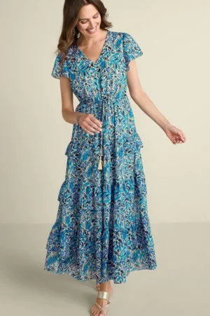 Aleyah Maxi Dress<Soft Surroundings Clearance