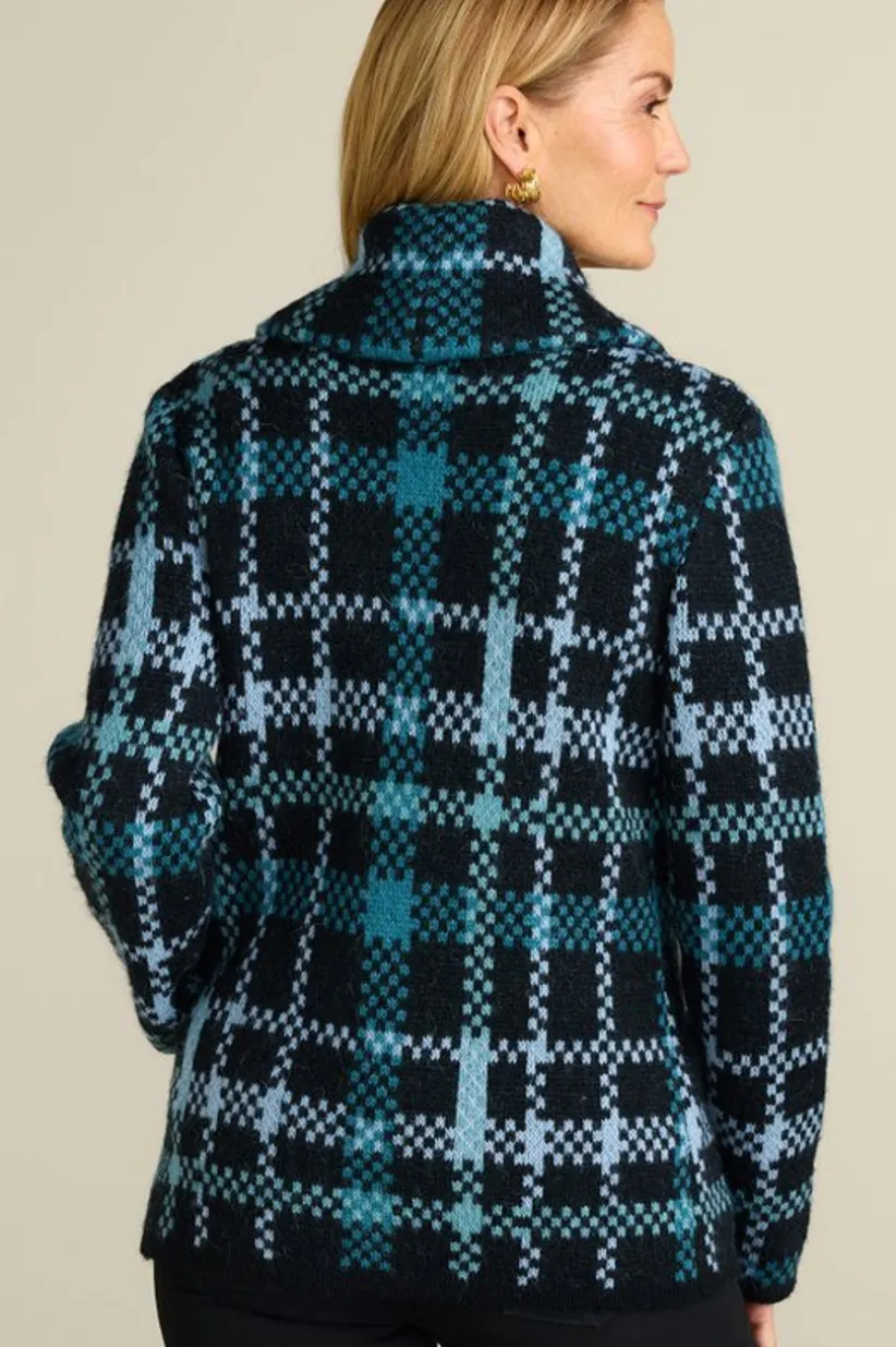 Alpine Plaid Sweater Coat<Soft Surroundings Discount