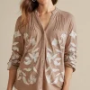 Alva Embroidered Knit Top<Soft Surroundings Online