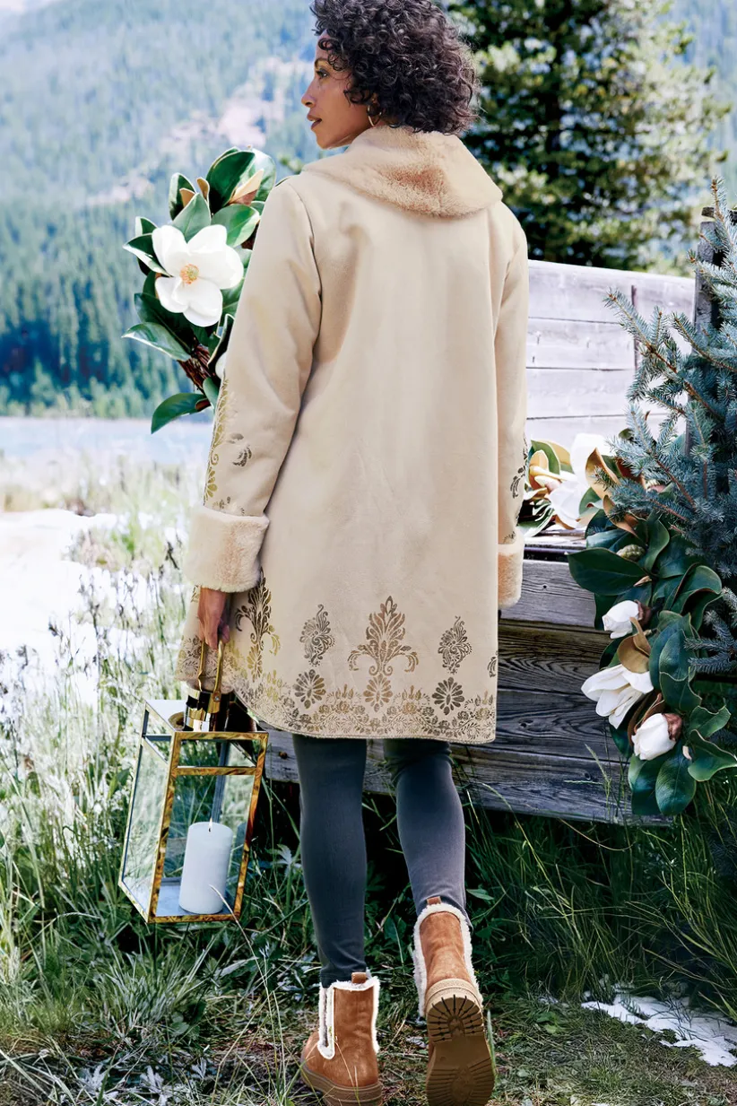 Anastasia Faux Shearling Coat<Soft Surroundings Online