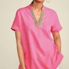 Annalise Linen Blend Tunic<Soft Surroundings Outlet