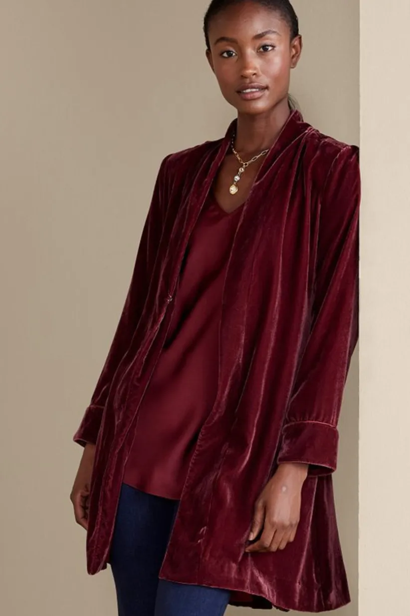 Aria Velvet Jacket<Soft Surroundings New