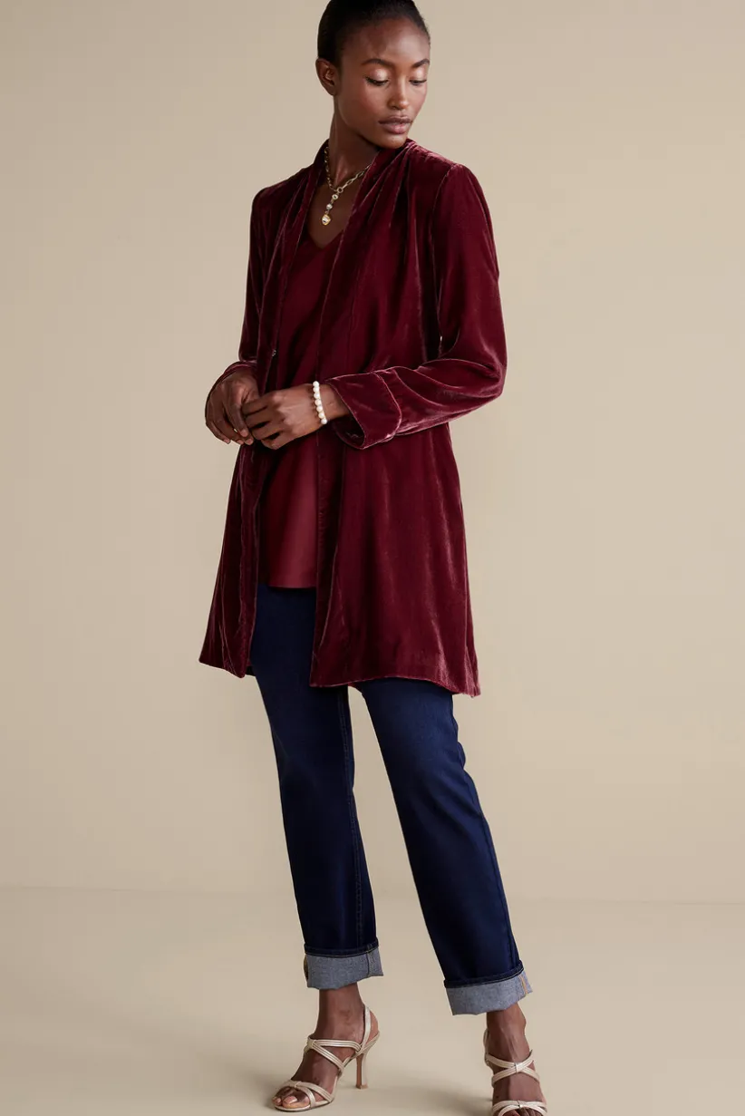 Aria Velvet Jacket<Soft Surroundings New