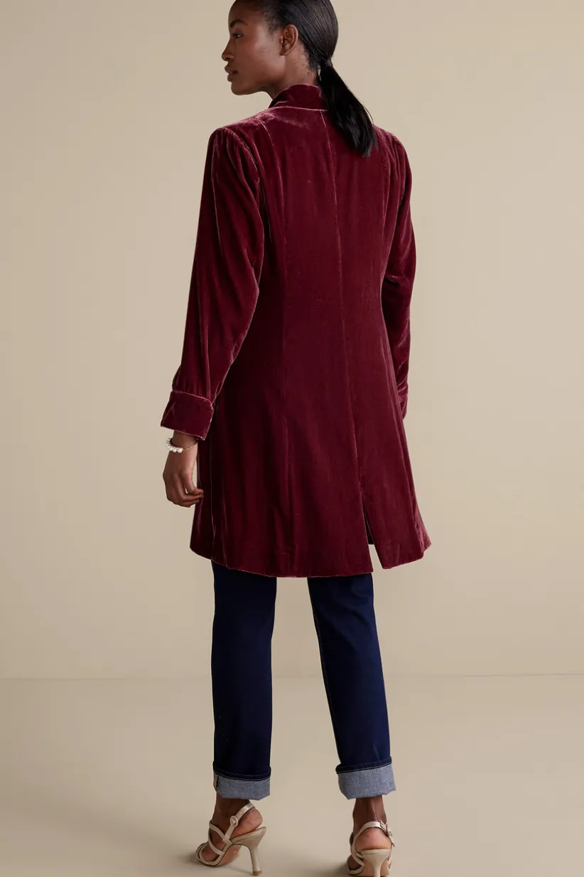 Aria Velvet Jacket<Soft Surroundings New