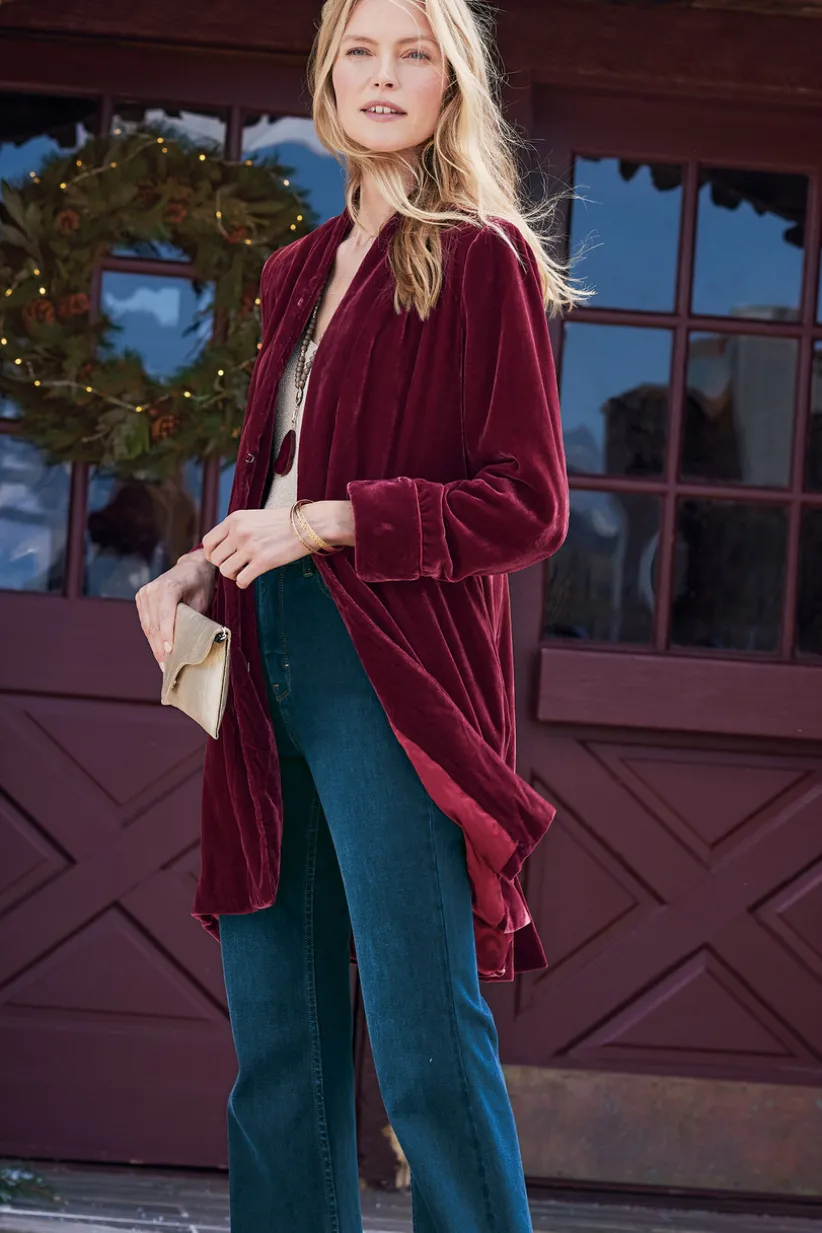 Aria Velvet Jacket<Soft Surroundings New