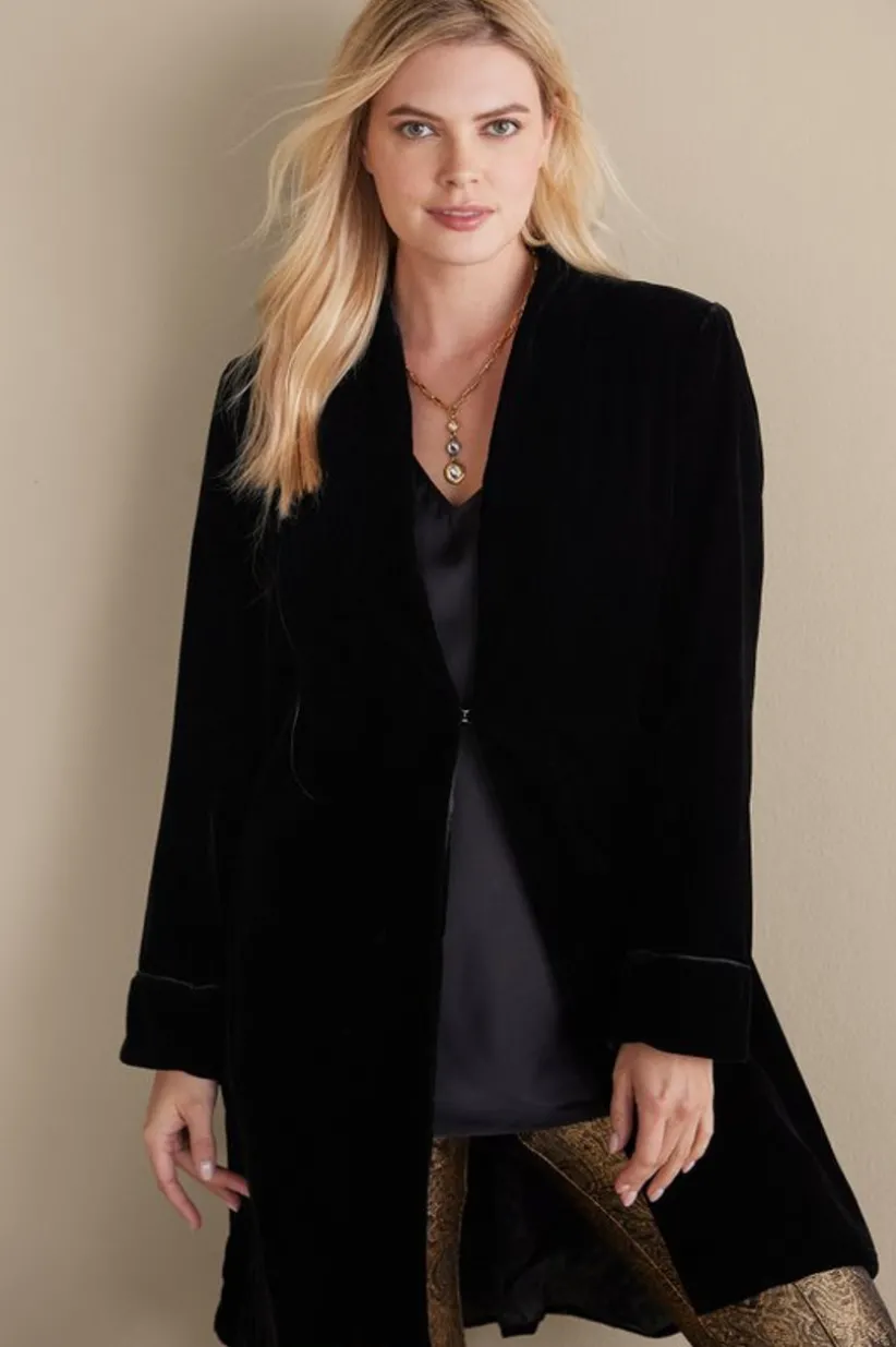 Aria Velvet Jacket<Soft Surroundings New