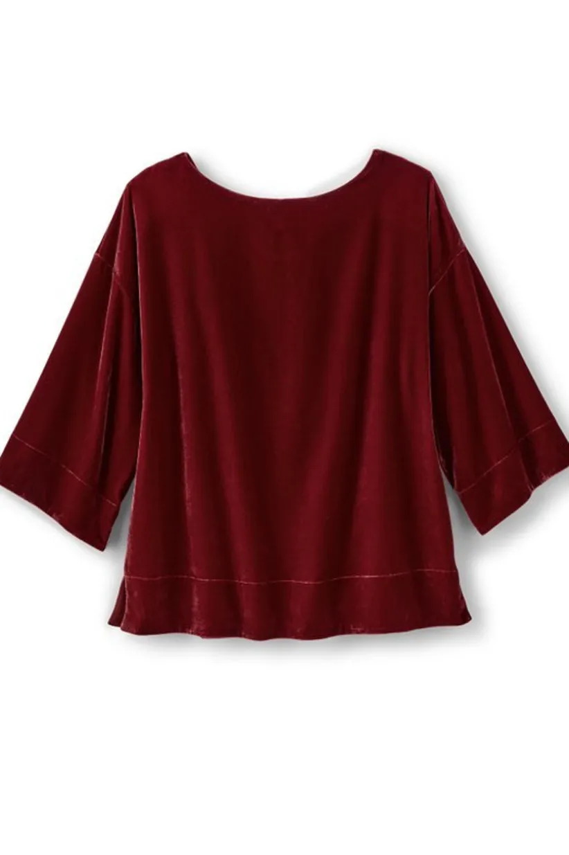 Aria Velvet Top<Soft Surroundings New