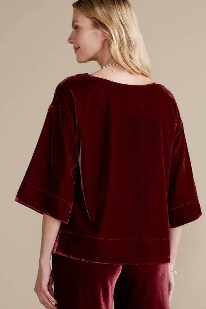Aria Velvet Top<Soft Surroundings New