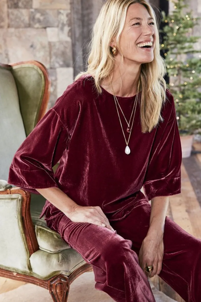 Aria Velvet Top<Soft Surroundings New
