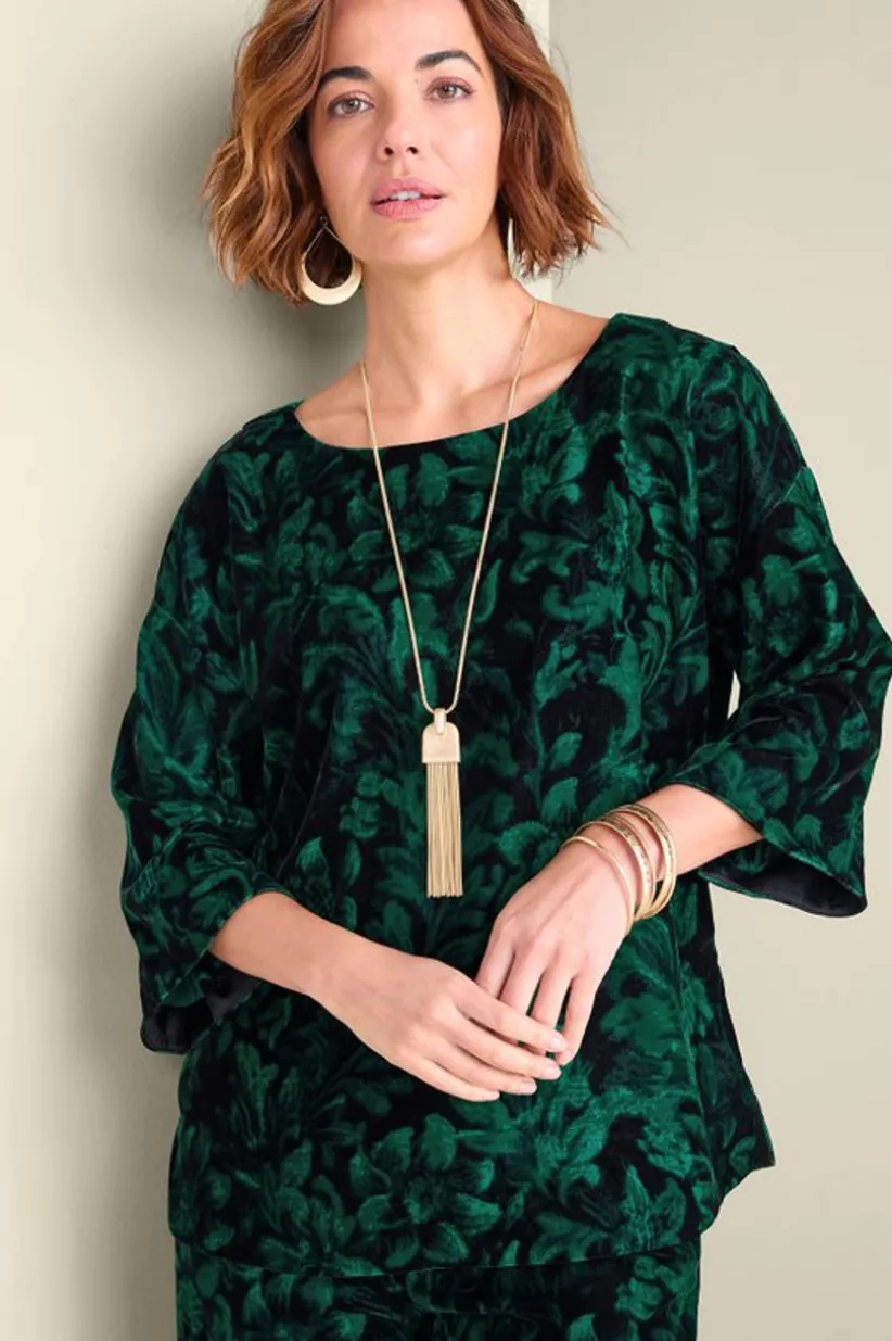 Aria Velvet Top<Soft Surroundings New