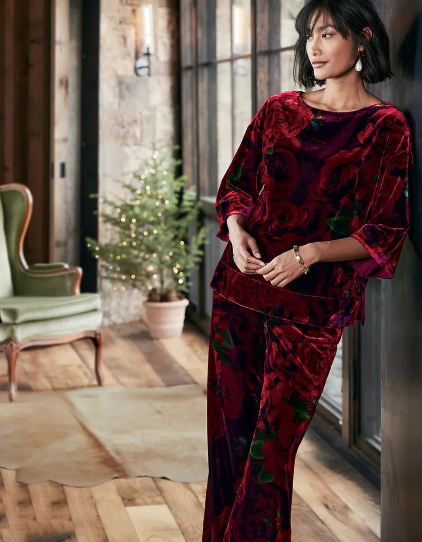 Aria Velvet Top<Soft Surroundings New