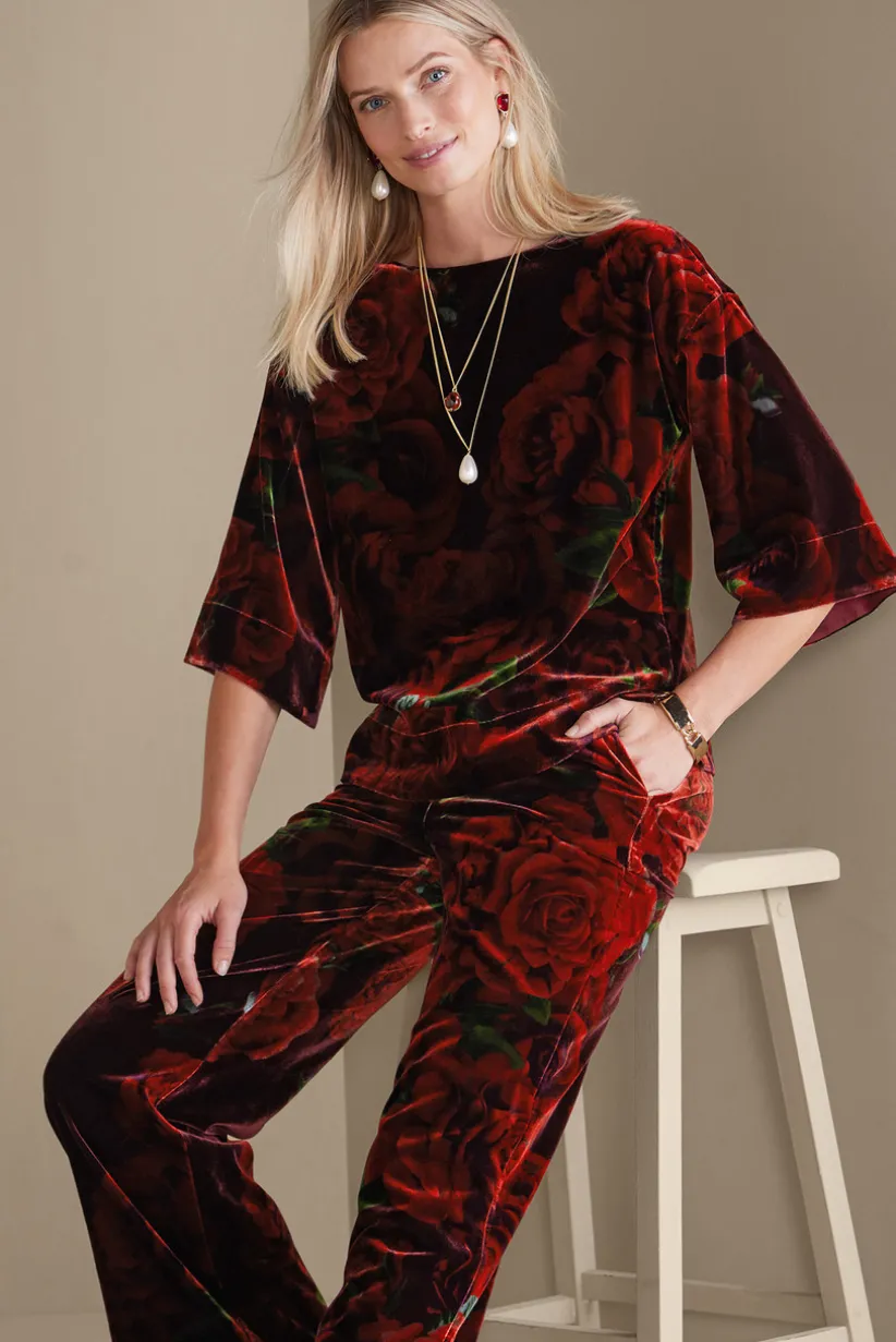 Aria Velvet Top<Soft Surroundings New
