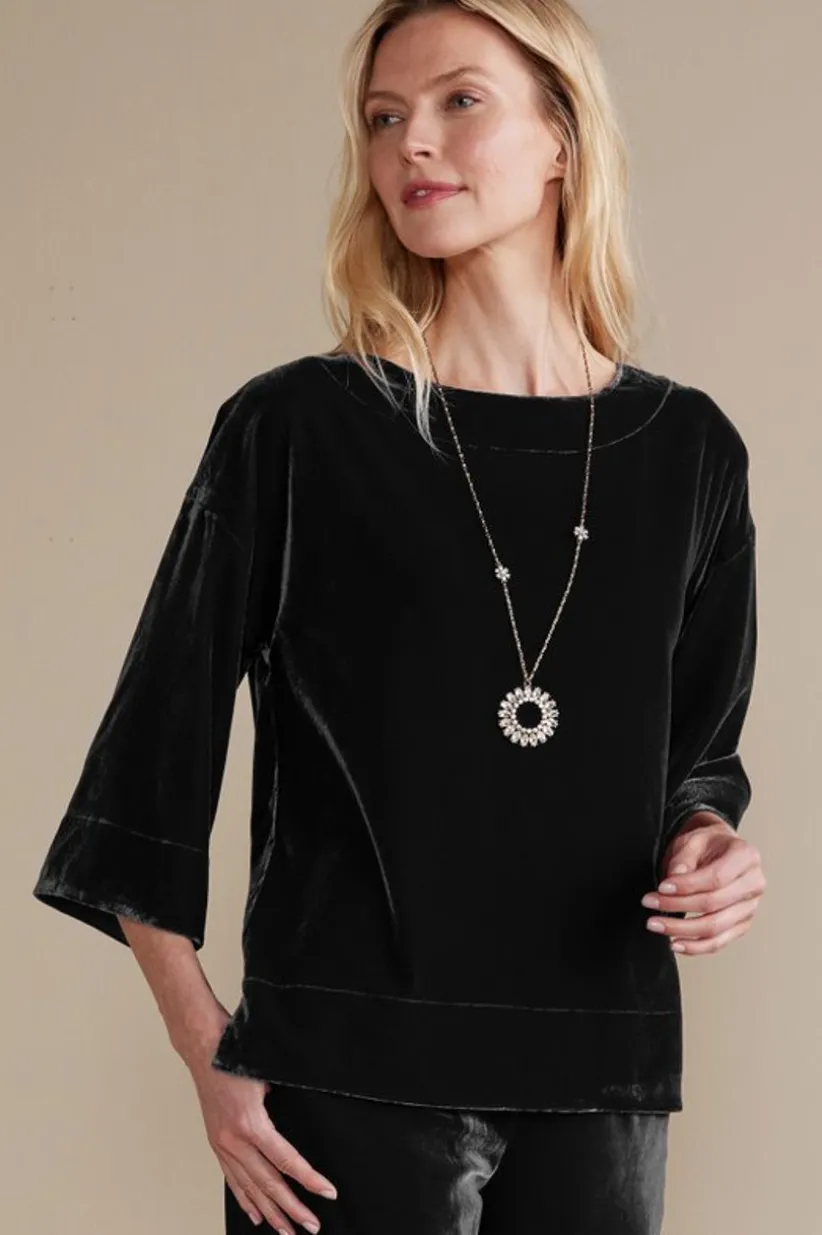 Aria Velvet Top<Soft Surroundings New